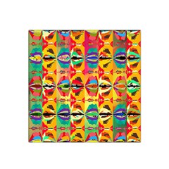 Colorful Shapes                                          Satin Bandana Scarf by LalyLauraFLM