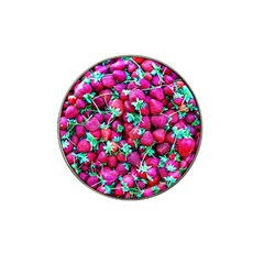 Pile Of Red Strawberries Hat Clip Ball Marker by FunnyCow