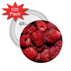 Red Raspberries 2 25  Buttons (100 Pack)  by FunnyCow