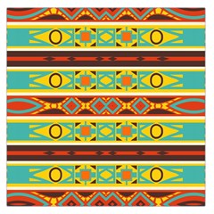 Ovals Rhombus And Squares                                          Satin Scarf by LalyLauraFLM