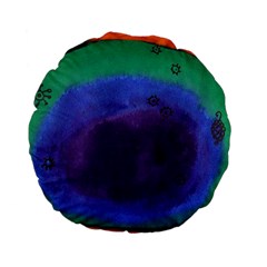 Egg Standard 15  Premium Flano Round Cushions by snowwhitegirl