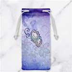 Wonderful Butterlies With Flowers Jewelry Bags Front