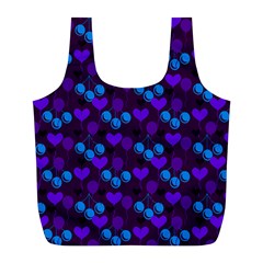 Night Cherries Full Print Recycle Bags (l)  by snowwhitegirl