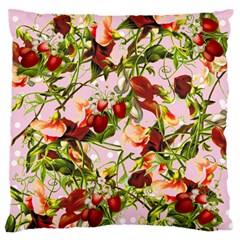Fruit Blossom Pink Standard Flano Cushion Case (two Sides) by snowwhitegirl