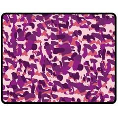 Pink Camo Double Sided Fleece Blanket (medium)  by snowwhitegirl