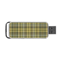 Yellow Plaid Portable Usb Flash (two Sides) by snowwhitegirl