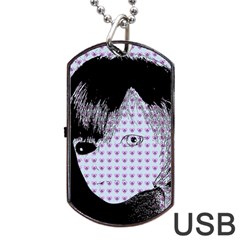 Heartwill Dog Tag Usb Flash (two Sides) by snowwhitegirl