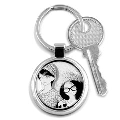 Twins Key Chains (round)  by snowwhitegirl