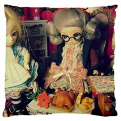 Happy Holidays Standard Flano Cushion Case (two Sides) by snowwhitegirl