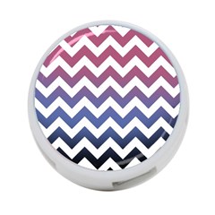 Pink Blue Black Ombre Chevron 4-port Usb Hub (one Side) by snowwhitegirl