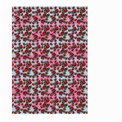 Lazy Cat Ombre Pattern Large Garden Flag (two Sides) by snowwhitegirl