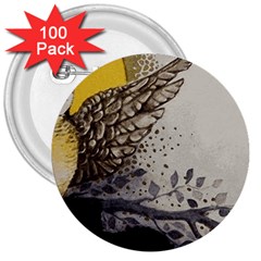 Owl 1462736 1920 3  Buttons (100 Pack)  by vintage2030