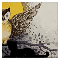Owl 1462736 1920 Large Satin Scarf (square) by vintage2030