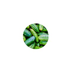 Pile Of Green Cucumbers 1  Mini Magnets by FunnyCow