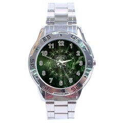 Awesome Creepy Mechanical Skull Stainless Steel Analogue Watch by FantasyWorld7