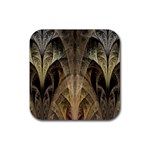 Fractal Art Graphic Design Image Rubber Coaster (Square)  Front