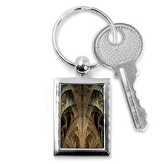 Fractal Art Graphic Design Image Key Chains (rectangle)  by Sapixe
