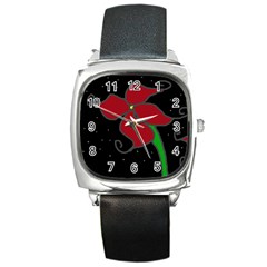 Dream Victorian Girl Square Metal Watch by snowwhitegirl