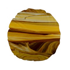 Sand Man Standard 15  Premium Flano Round Cushions by WILLBIRDWELL