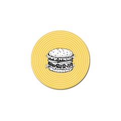 Pop Art Hamburger  Golf Ball Marker (4 Pack) by Valentinaart