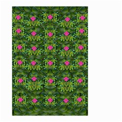 The Most Sacred Lotus Pond With Fantasy Bloom Small Garden Flag (two Sides) by pepitasart