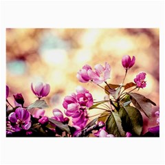 Paradise Apple Blossoms Large Glasses Cloth (2-side) by FunnyCow