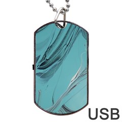 Whisper Dog Tag Usb Flash (two Sides) by WILLBIRDWELL