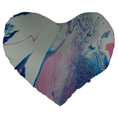Sorrow Large 19  Premium Heart Shape Cushions by WILLBIRDWELL