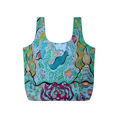 Mystic Mermaid Full Print Recycle Bag (s) by chellerayartisans