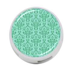 Victorian Teal Ornamental 4-port Usb Hub (one Side) by snowwhitegirl