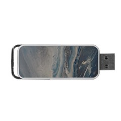 Blue Ice Portable Usb Flash (two Sides) by WILLBIRDWELL