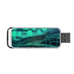 Neon Bubbles Portable Usb Flash (two Sides) by WILLBIRDWELL