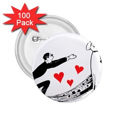 Manloveswoman 2 25  Buttons (100 Pack)  by vintage2030