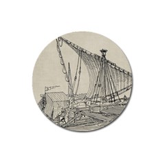 Ship 1515860 1280 Magnet 3  (round) by vintage2030