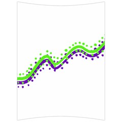 Wavy Line Design Back Support Cushion by dflcprints
