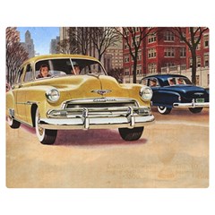 Retro Cars Double Sided Flano Blanket (medium)  by vintage2030