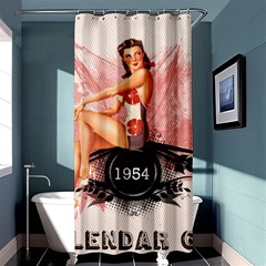 Retro 1112778 1920 Shower Curtain 36  X 72  (stall)  by vintage2030