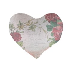 Vintage 1079419 1920 Standard 16  Premium Flano Heart Shape Cushions by vintage2030
