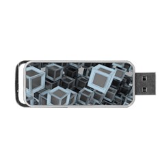 Cube Fantasy Square Shape Portable Usb Flash (two Sides) by Simbadda