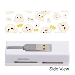 Cute Kawaii Popcorn Pattern Memory Card Reader (stick) by Valentinaart