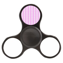 Circles Lines Light Pink White Pattern Finger Spinner by BrightVibesDesign