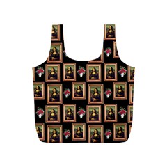 Mona Lisa Frame Pattern Full Print Recycle Bag (s) by snowwhitegirl