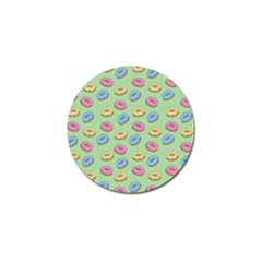 Donuts Pattern Golf Ball Marker by Valentinaart