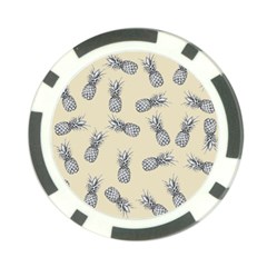 Pineapple Pattern Poker Chip Card Guard by Valentinaart