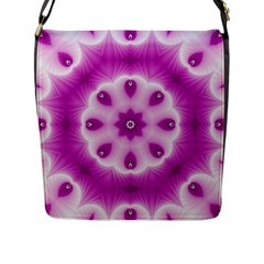Pattern Abstract Background Art Flap Closure Messenger Bag (l) by Celenk