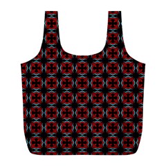 Pattern Design Artistic Decor Full Print Recycle Bag (l) by Celenk