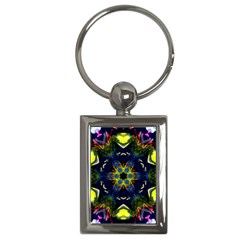 Chakra Art Healing Mandala Key Chains (rectangle)  by Simbadda