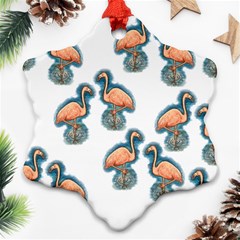 Flaming Gogo Snowflake Ornament (two Sides) by ArtByAng