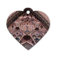 Pattern Decoration Art Architecture Dog Tag Heart (two Sides) by Nexatart