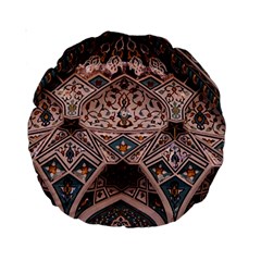 Pattern Decoration Art Architecture Standard 15  Premium Round Cushions by Nexatart